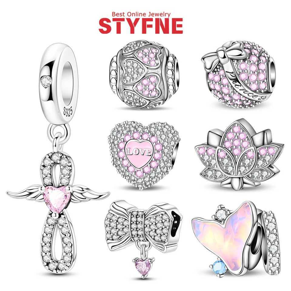 2025 S925 Sier Infinity Dangle Charms Like Snake Entangle Beads Fit Bracelet Diy Accories Fine Jewelry Gifts Y251212