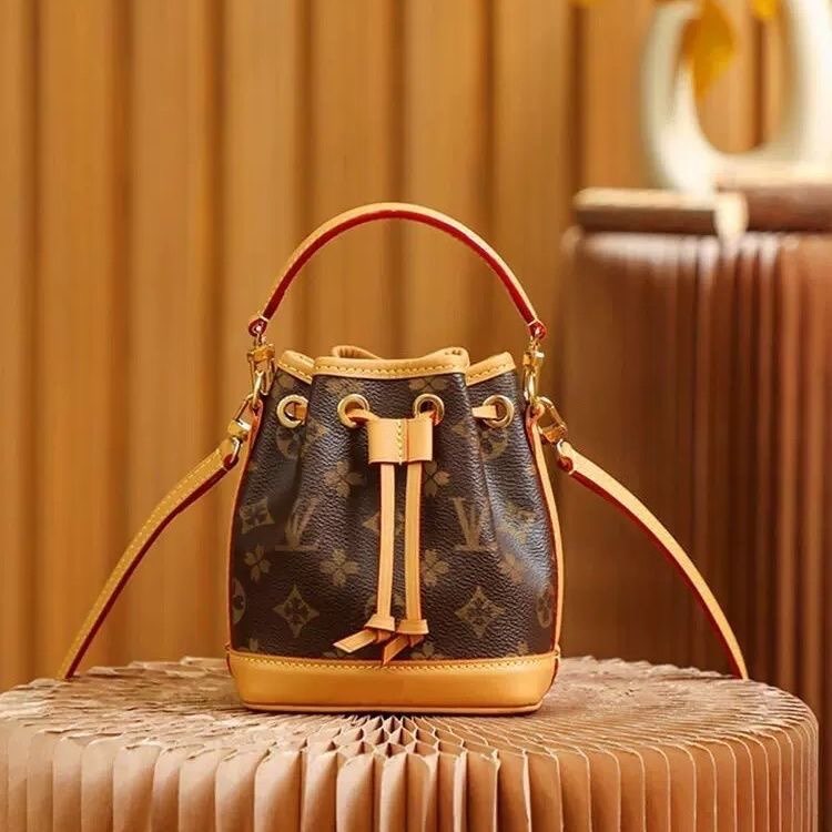 Luxury Designer bag Nano noe Crossbody Shoulder Bag Women Mini drawstring bucket bags Luxury vintage classic Handbag louisvuittion Bags Tote Bag Fashion Purse