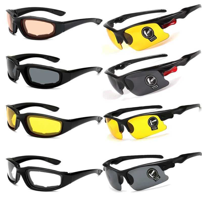 Car Motorcycle Polarized Sunglasses Men Women Outdoor Riding Sunglasses Windproof Night Vision Goggles Sport Cycling Goggles G251212