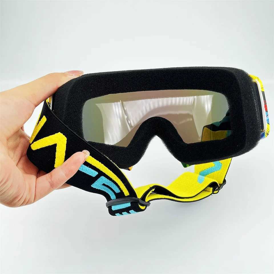 New 2025 Motorcycle Glasses Motocross Goggles Helmet MX Moto Dirt Bike ATV Ski Outdoor Sports Glass Scooter Googles Mask Cycling G251212