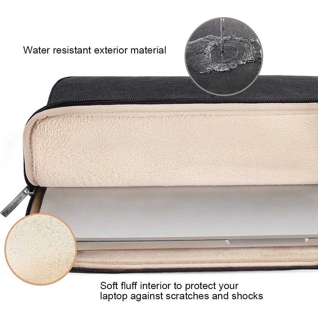 DOMISO Laptop Sleeve Case Waterproof Carrying Bag For 1011131415617 Inch ComputerT251212