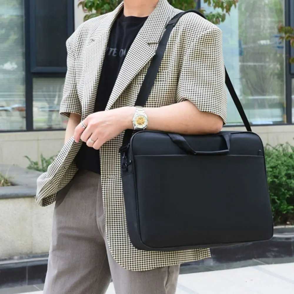 156 17 inch Laptop Bag Shockproof Large Capacity Shoulder Bag Strap Carrying Protective for Lenovo/HP/Dell/Asus/SamsungT251212