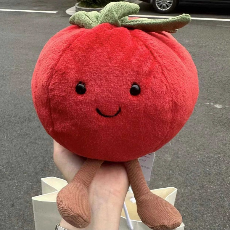 10 25CM Plushie Sweet Fruits Doll Tomato Plush Toys Pendant Decoration Children Soothing toys 241204