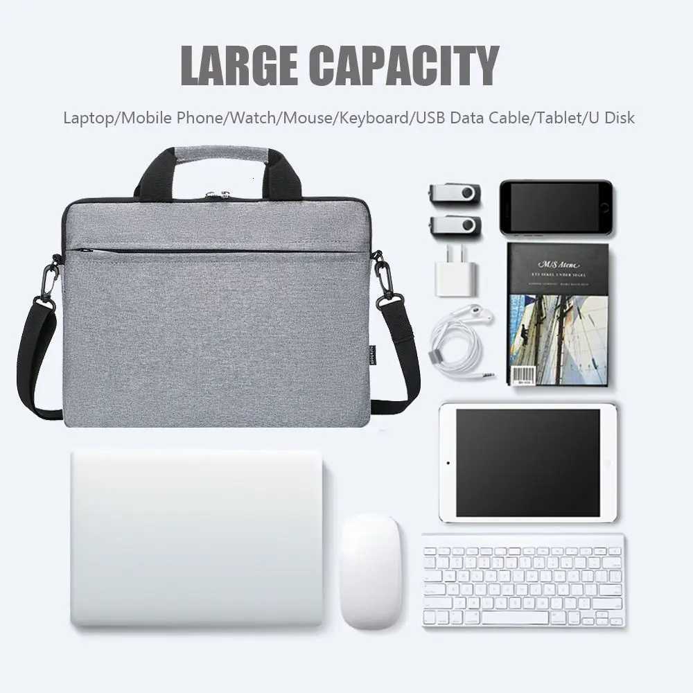 New Protective Pouch Large Capacity Ultra Thin Notebook Cover Laptop Sleeve Case Laptop Handbag Shoulder Bag For HP Dell LenovoT251212