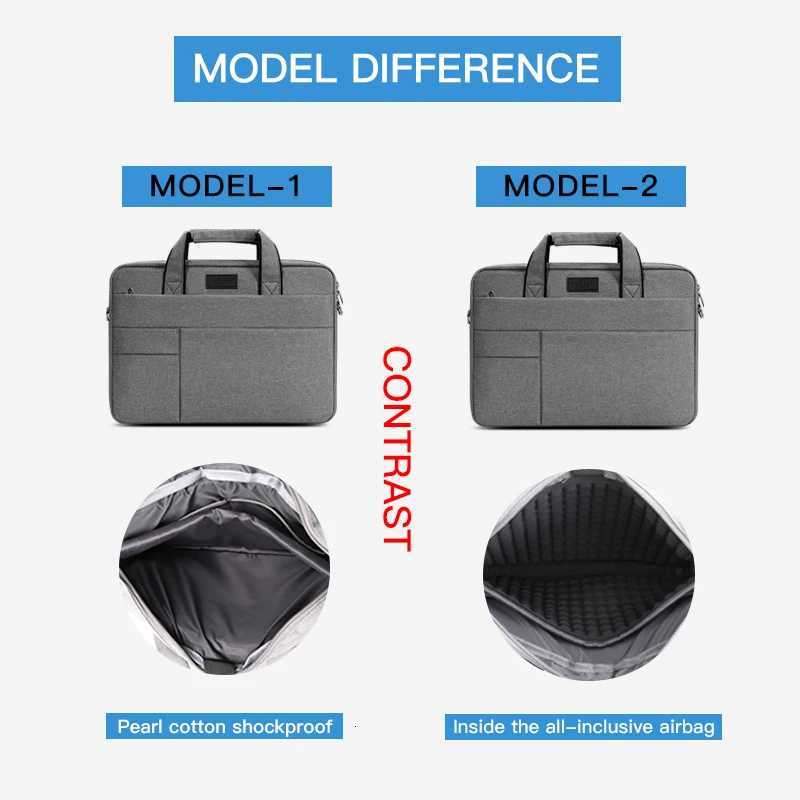 Shockproof Laptop Bag 12 13 14 15 156 inch Lady Man Sleeve Case For MacBook Air Pro 133 154 Handbag XiaoMi Huawei briefcaseT251212