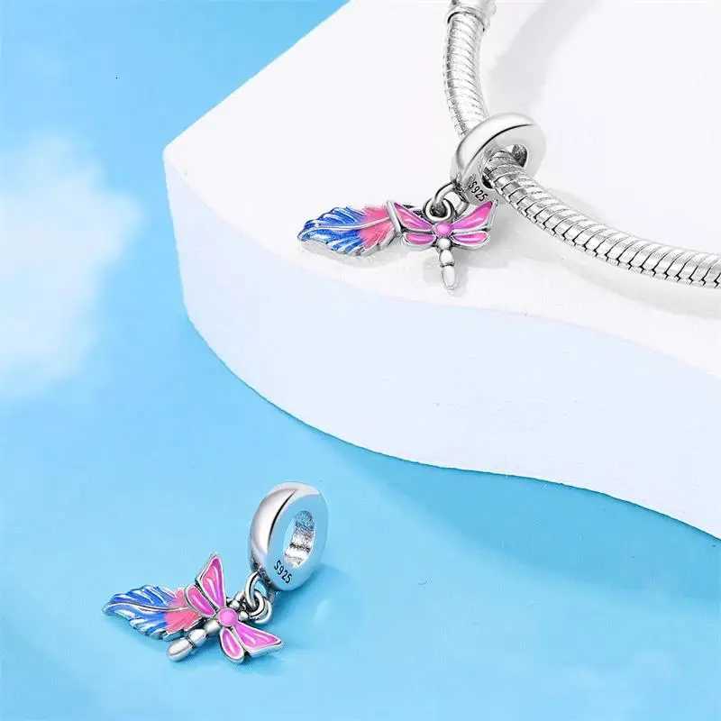New 925 Fashion Sterling Sier Mle Cactus Woodpecker Pendant Charm Fit Bracelet DIY Fine Jewelry Y251212