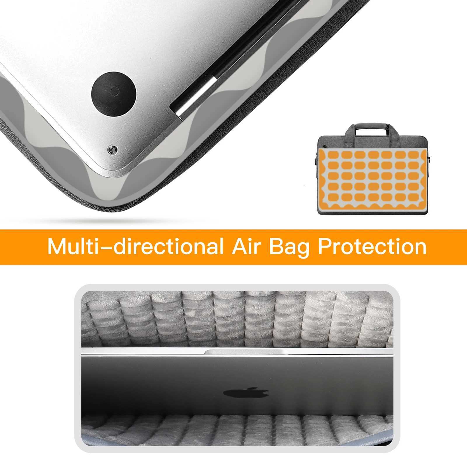 Laptop Bag 156 16 173inch Woman Man Sleeve Case For MacBook M2 Air M1 Pro 133 14 154 Handbag HP DELL XiaoMi Huawei briefcaseT251212