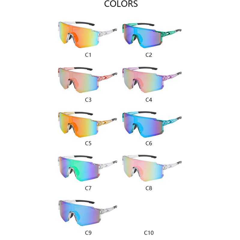 1/2PCS Outdoor MTB Driving Glasses Cycling Sunglasses UV400 Women Sports Running Eyewear Men Road Bicycle Glasses Bike Goggles G251212