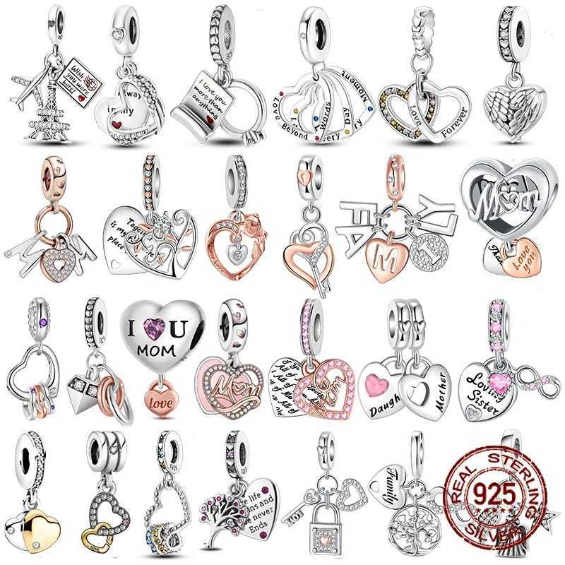 925 Sterling Sier Mum Dangle Dream Cat Charm Fit Bracelet DIY Jewelry For Wen Bracelet Diy Beads Y251212