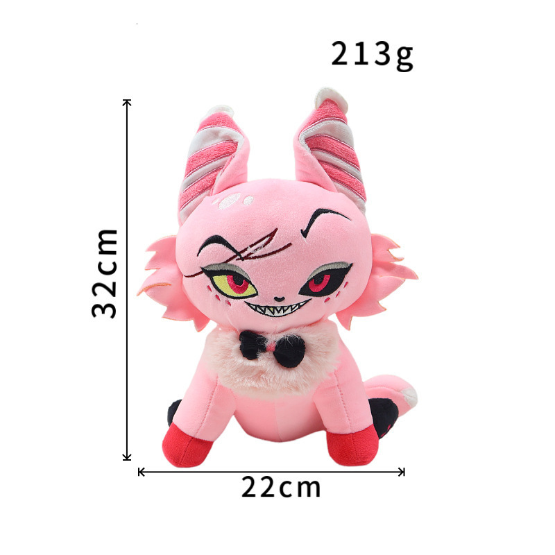Cat Plush Toy Funny Angel Dust Alastor TV Fans Collecting Gift Cute Cotton Stuffed Plush Doll Kids for Birthday Present 250528