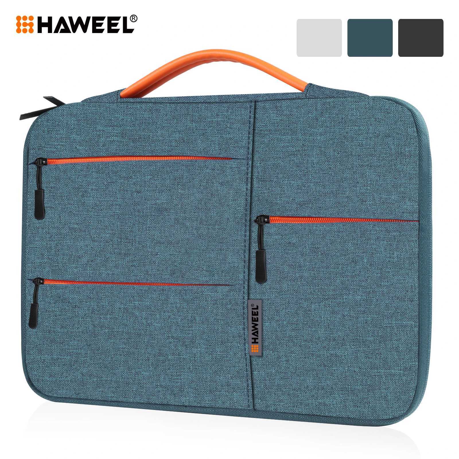 HAWEEL Protective Laptop Sleeve Case Briefcase Laptop Bag For 131415Laptop Zipper Handbag For MacBook Notebook Computer bagT251212