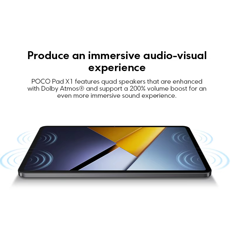 POCO PAD X1 Global version Tablet 11.2" 3.2K 144Hz Eye-care Display Snapdragon 7+ Gen 3 WIFI 6E 8850mAh Xiaomi Pad PC