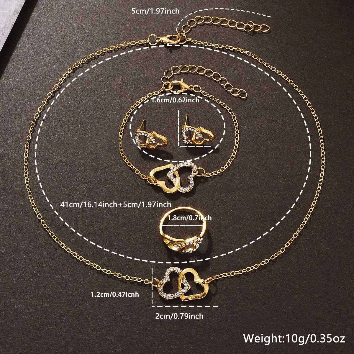 Fashion versatile jewelry set round dial everyday versatile wedding Valentines Day Christmas Ramadan birthday party Mot Y251212