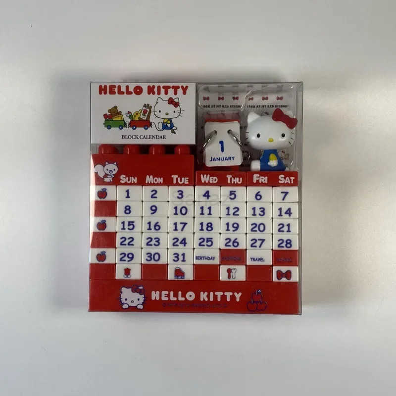 Sanrio Hello Kitty Desk Calendar Creative Dual Daily Scheduler Table Planner Yearly Agenda Organizer Office School Supplies Ornament H251212