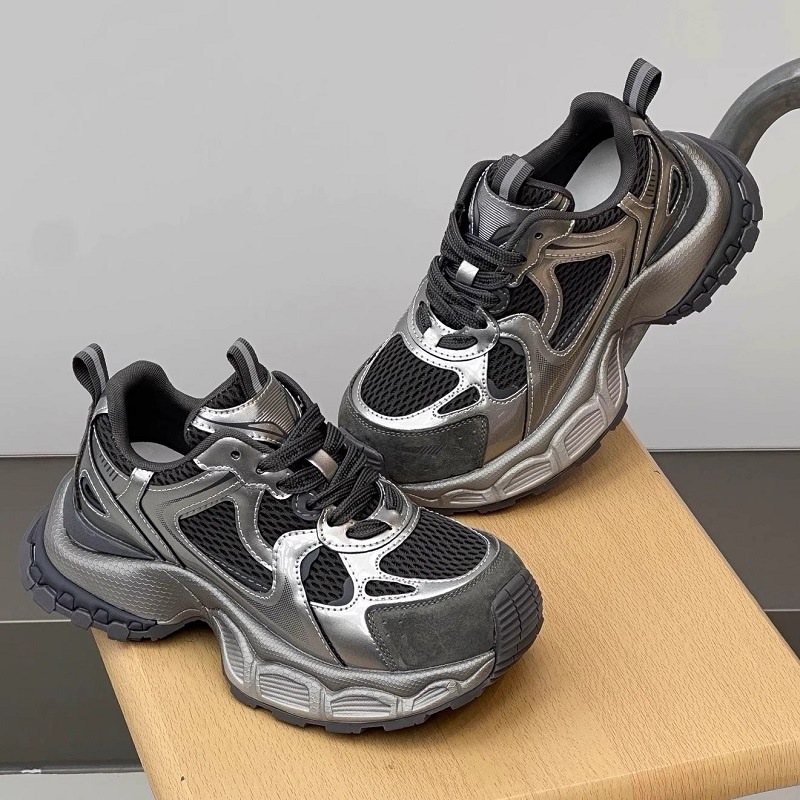 2026 New Autumn Women's Platform Dad Shoes Hot Selling Versatile Elevator Shoes Casual Sports Sneakers eur35-40