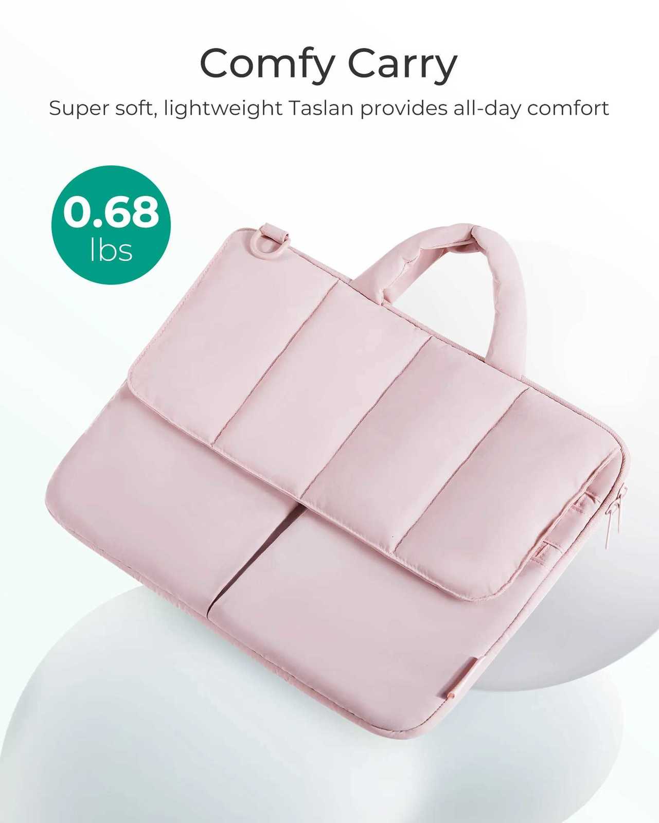 BAGSMART 156 Inch Laptop bag for MacBook Air/Pro Shockproof Water Resistant Notebook Pouch Laptop Cover Sleeve CompatibleT251212