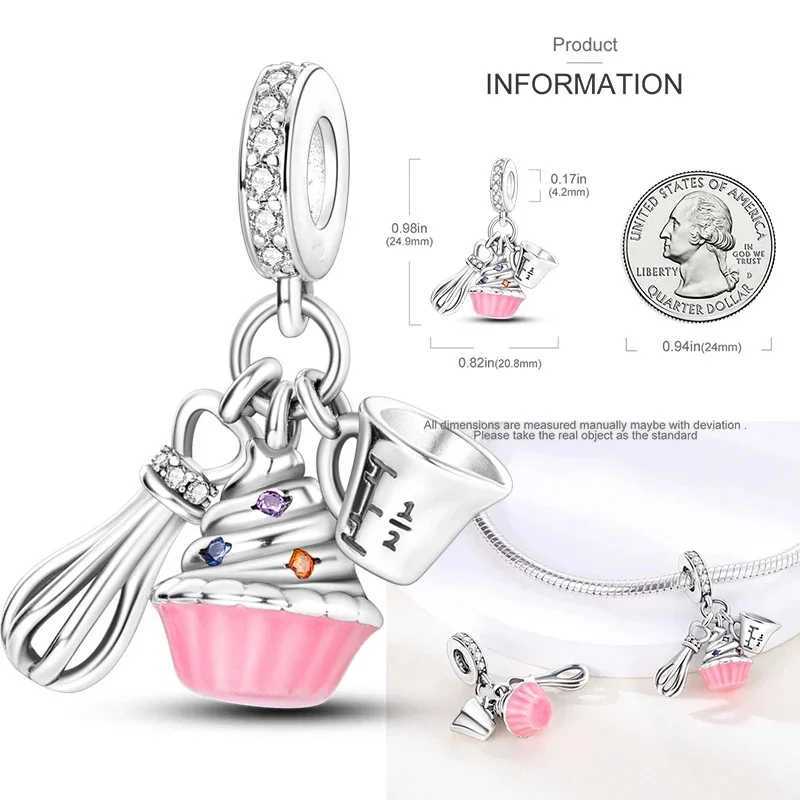925 Sier Series Charms Pendant ly Dangle Per Bottle Charm Beads Fit Bracelet Necklace Jewelry Y251212