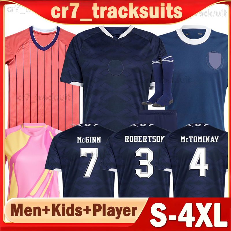 XXXL 4XL 2025 Scotland national football team Soccer Jerseys 150th Anniversary ROBERTSON MCGINN MCTOMINAY 25 26 ADAMS GILMOUR FERGUSON Women Men Uniforms kids kits