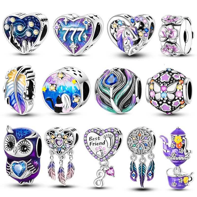 New IN 925 Sterling Sier Teot Unicorn Owl Pendant Charms Beads Jewelry Fit 925 Bracelet For Wen DIY Gift Y251212