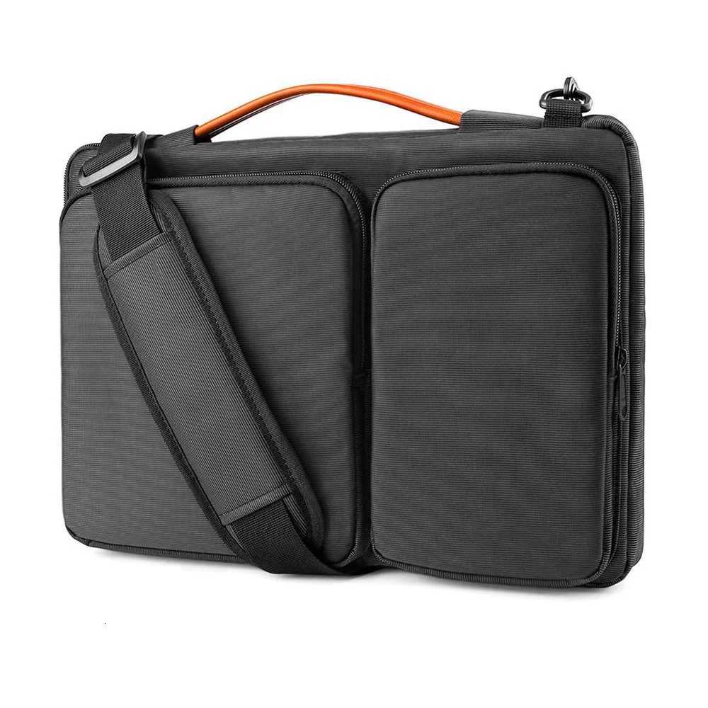 Portable Laptop Bag 13 133 14 154 156 Travel Carrying Case Waterproof Notebook Handbag for Macbook Air Pro Shoulder BagT251212