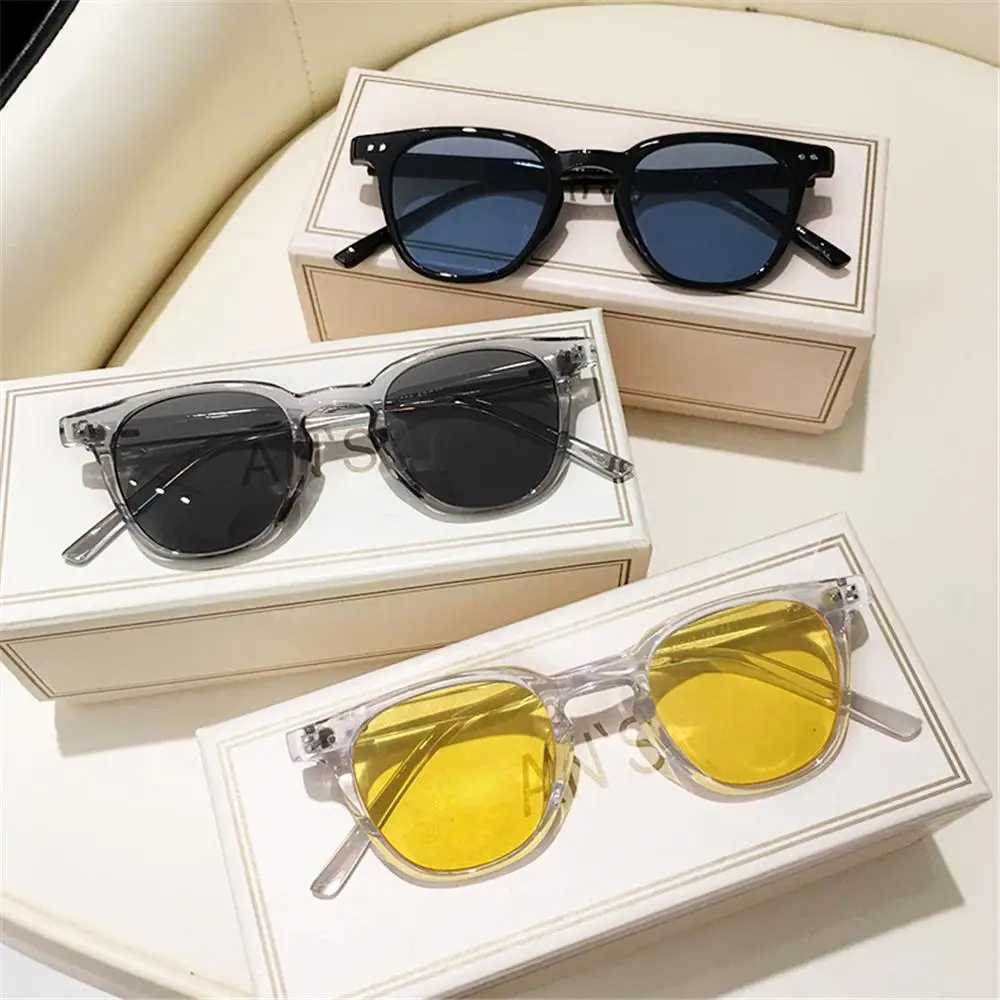 Vintage Square Sunglasses Womens Fashion Oversized Sunglasses Men Shades Black Sun Glasses UV400 Eyewear G251212