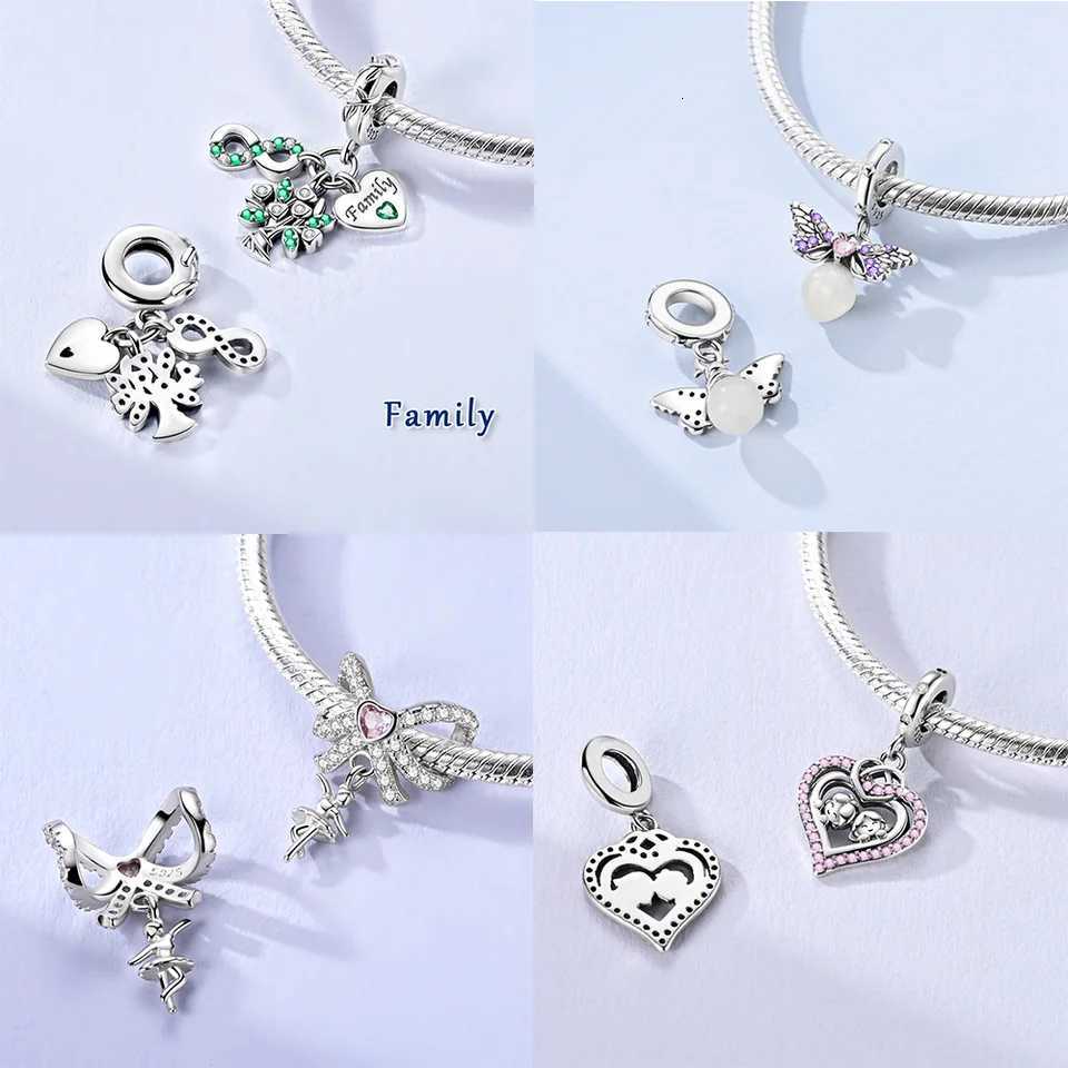 2025 S925 Sier Infinity Dangle Charms Like Snake Entangle Beads Fit Bracelet Diy Accories Fine Jewelry Gifts Y251212