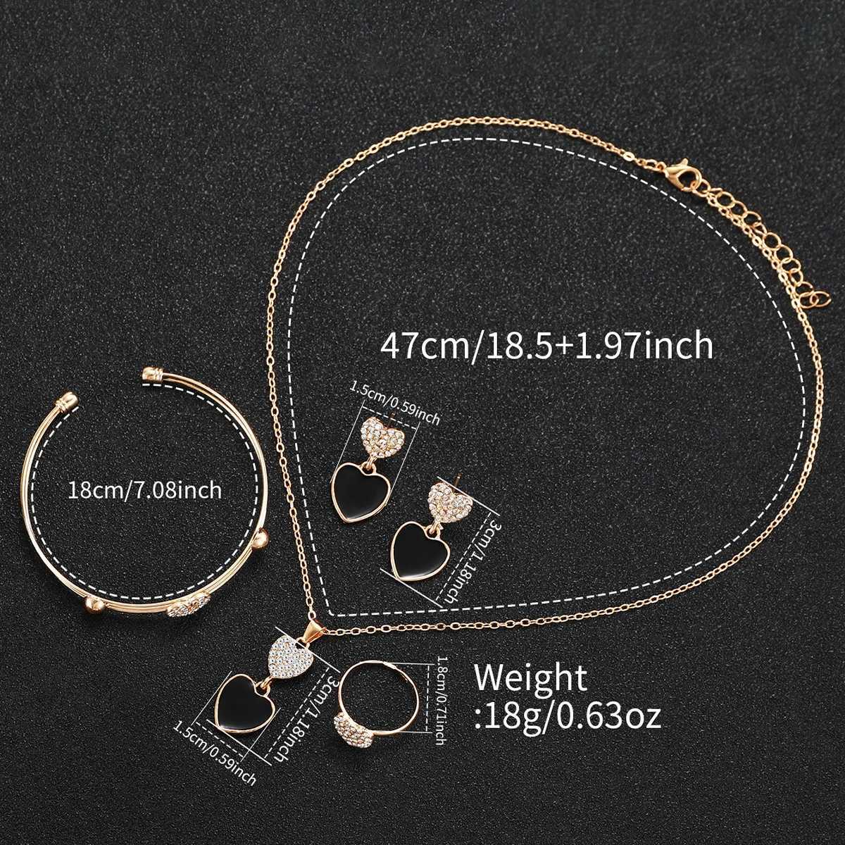 6PCS Fashion Rhinestone Flower Dial Women Wristwatch Ladies Leather Strap Watch Heart Diamond Jewelry SetWithout Box Y251212