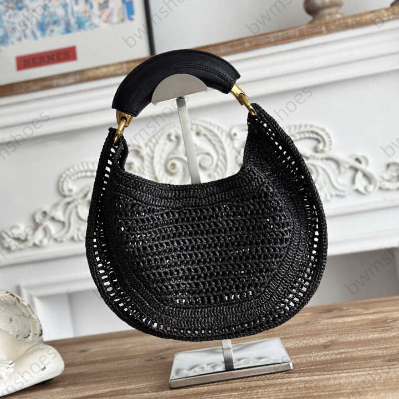 10A handbag Fashion bags beach tote Handbag armpit hobo bag woven unique banana shaped handle and vibrant lafitegrases color scheme sixe 36cm with box