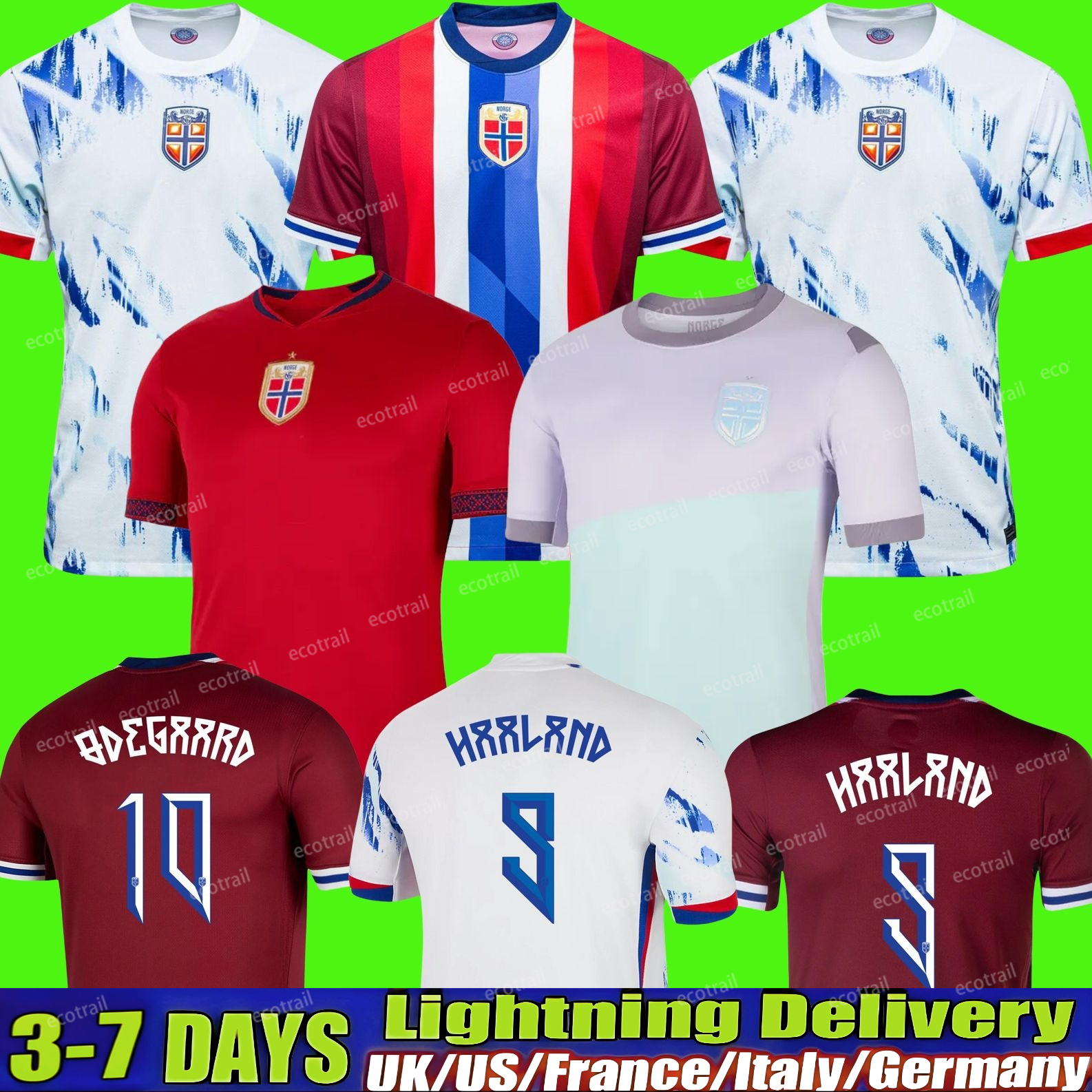 2024 Norway HAALAND 2026 World Cup soccer jerseys SORLOTH NUSA AASGAARD HORN MYHRE DONNUM RYERSON MOLLER WOLFE AJER STRAND LARSEN Kids Kit Norwegian home and away