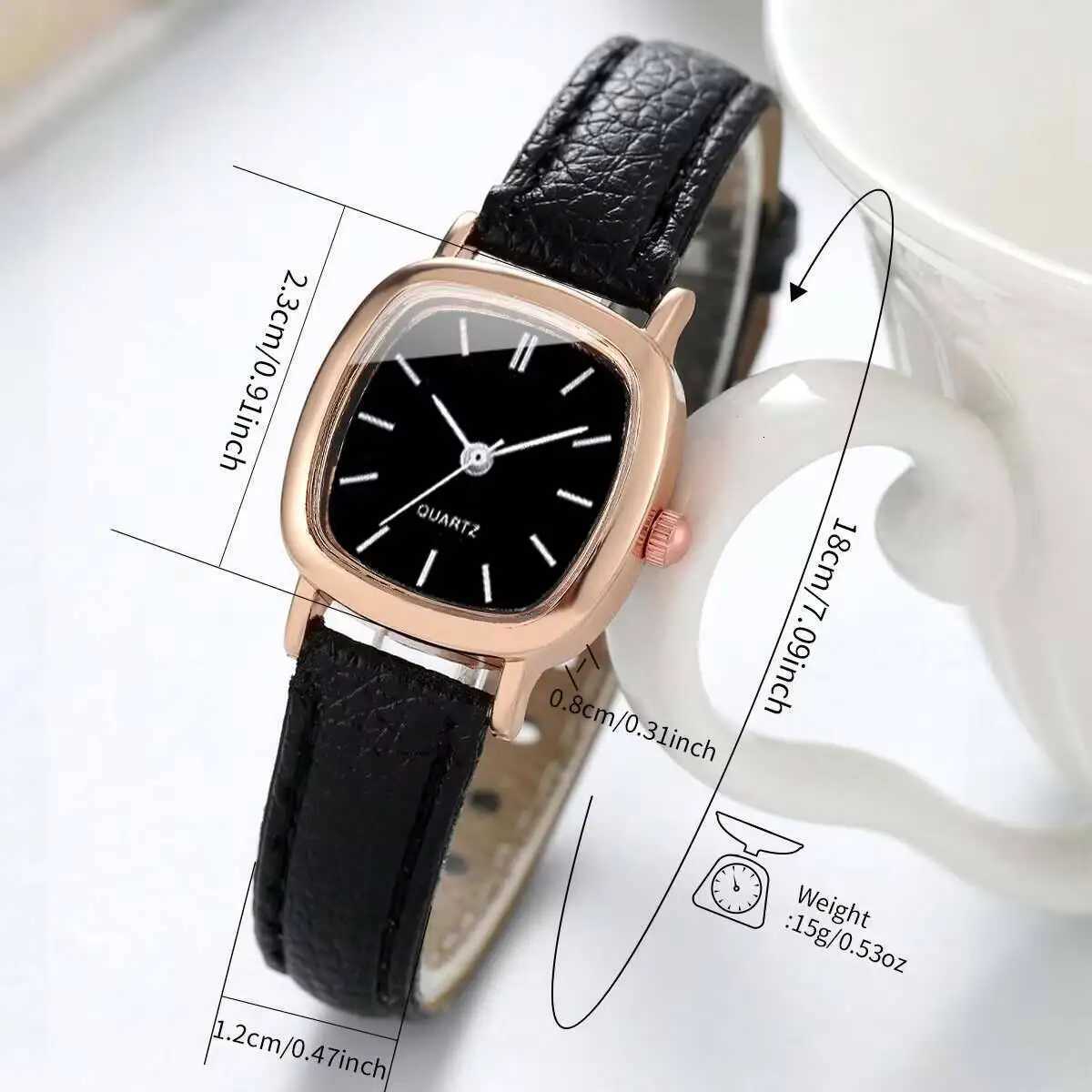 Minimalism Women Watches Fashion Square Small Dial Leather Strap Quartz Watch for Girls ClockWithout Box Y251212