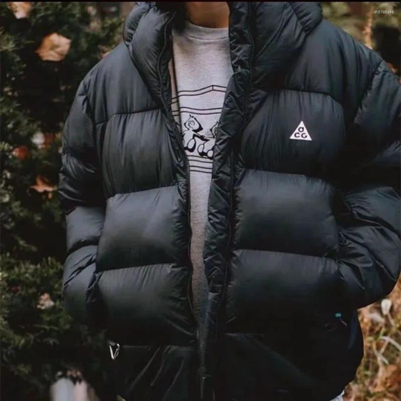 Jackets Mens 2025 Warm Hooded Puffer Jacket Waterproof Windproof Winter Coats W…