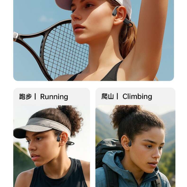 Famous brand cross-border hot selling headphones&Earphones private model bone conduction high-definition sound quality waterproof sports swimming Blue