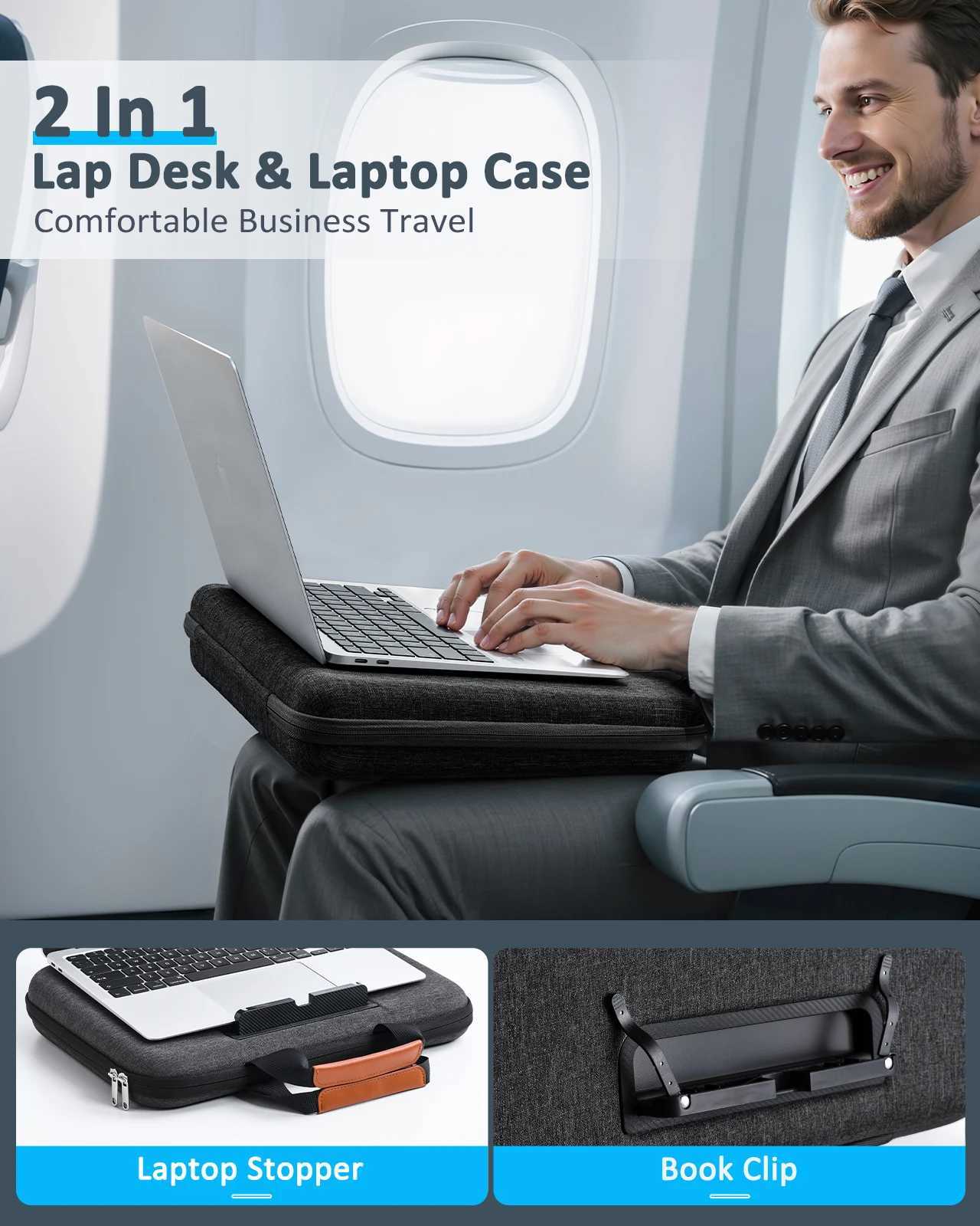 Eary Laptop Bags Case for 133-162inch Computer Notebook Tablet Stand PC iPad Durable Briefcase for Men Women Business TravelT251212