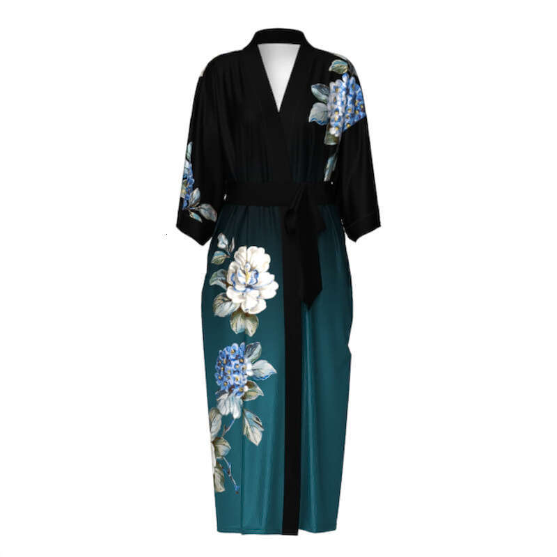 Pajamas for Women Designer Luxury 2026 Pajamas Spring and Autumn New Style Three-Quarter Satin Plus Size Nightgown Women's Long Sleeve Loungewear