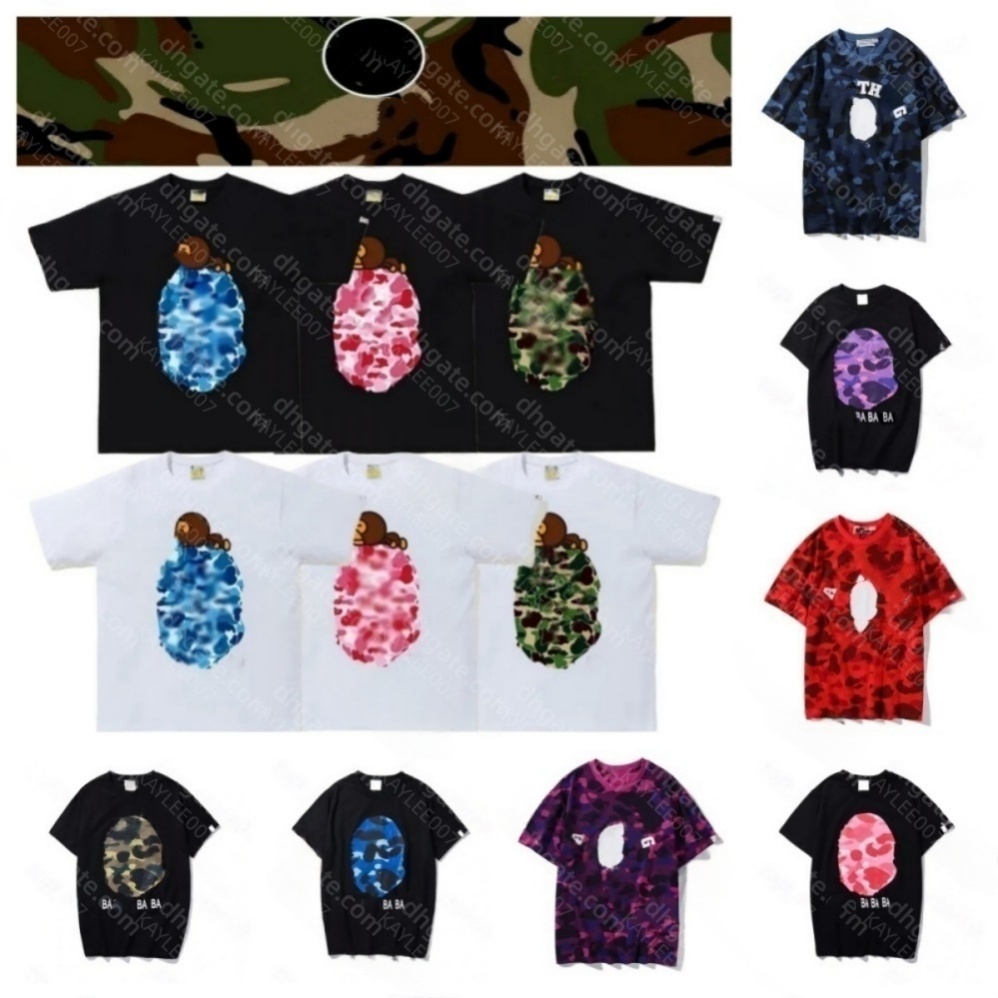 Shark mens designer t shirt for men womens graphic tee foam printed shirts tluxury jorts Street Tracksuit leisure men tshirt clothes brand shorts polo shirt 119