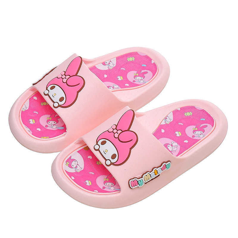 Sanrio Children's slippers - flip-flops - Indoor home use - Anti-slip - Girls and boys - Single style - Cartoon characters - Kitty H251212