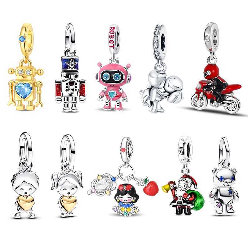 Charms 925 Sier Character Pendant Series Charms Beads Fits m Bracelet Necklace Wen DIY Fine Jewelry Gift Hot S Y251212