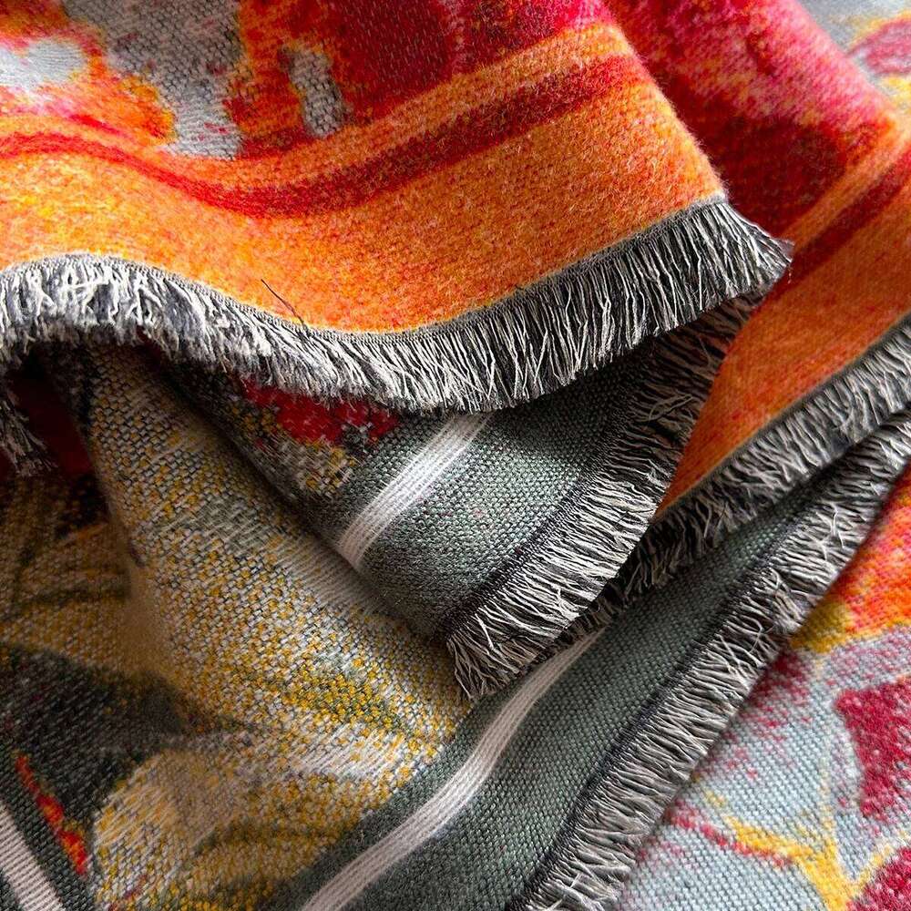 Luxury Warm Poncho Cashmere Winter Women Scarf Floral Jacquard Shawl Wraps Female Thick Pashmina Blanket Bufanda Travel Echarpe C251212