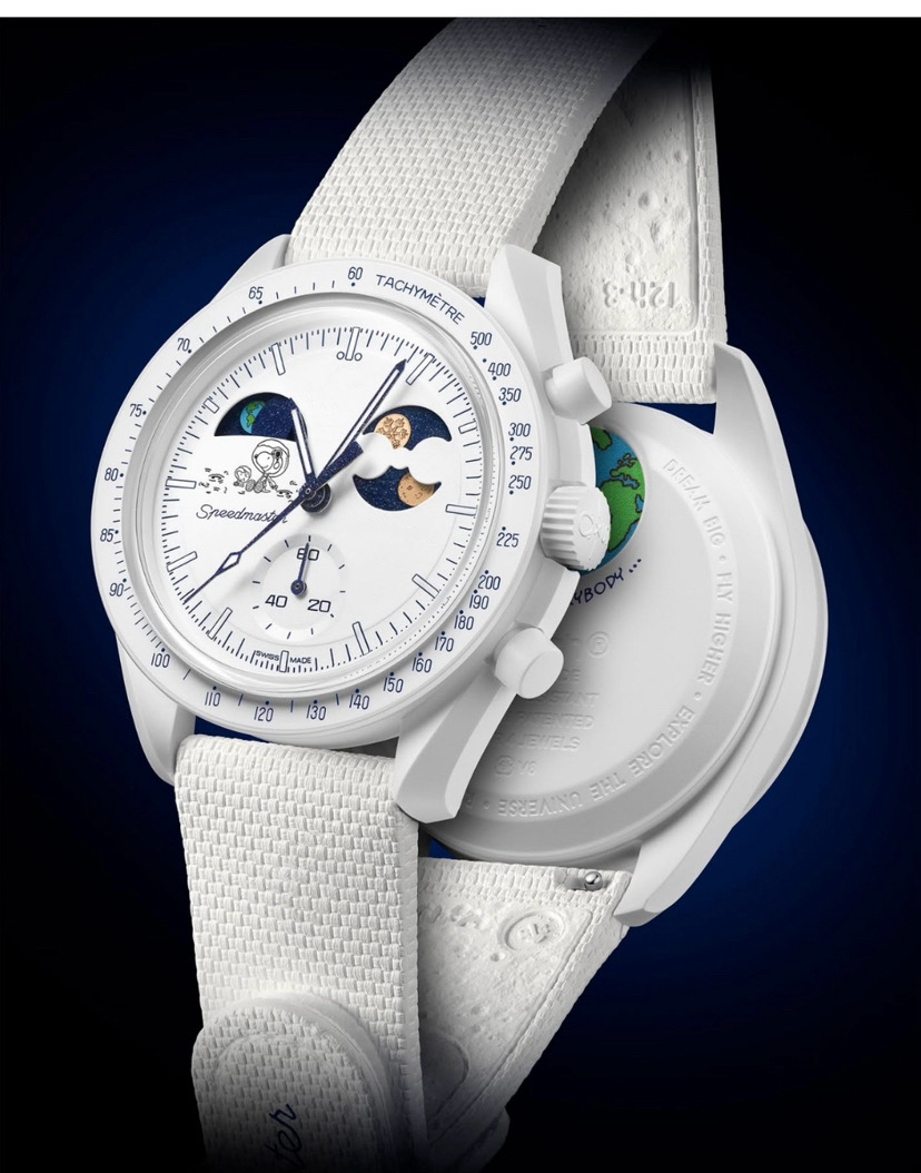 2026 NEW Bioceramic Planet Moon Mens Watches Full Function Quarz Chronograph Watch Mission To Mercury NEPTUNE 42mm Nylon Luxury Watch Wristwatches Cold Moon