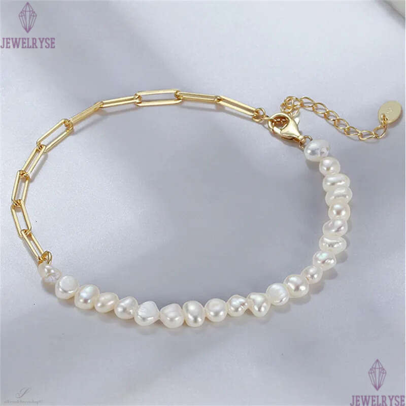 luxury 10mm natural pearl bracelet designer woman 14k gold s925 sterling silver link chain charm bracelets womens jewelry girls birthday friend chirst