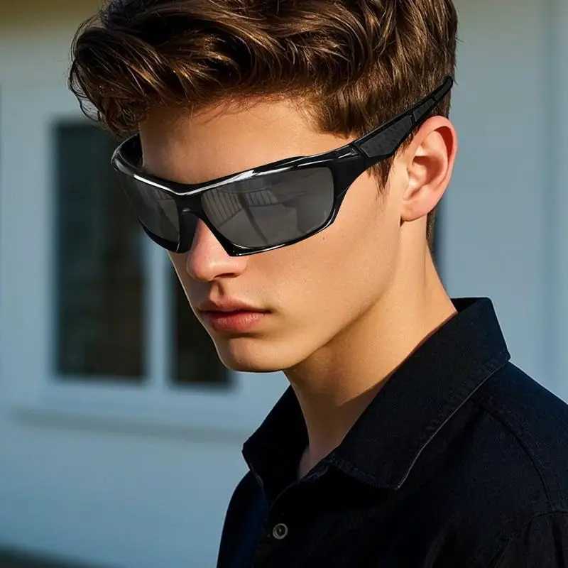 Polarized Sunglasses Men Comprehensive Protection Sun Glasses Comfortable Lightweight Frame Sport Eyeglasses for Driving Fishing G251212