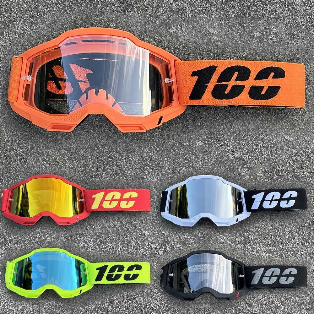 Hot 100 Motorcycle Glasses Goggles Motocross Goggles Helmet MX Moto Dirt Bike ATV Ski Outdoor Sports Glass Scooter Googles Mask G251212