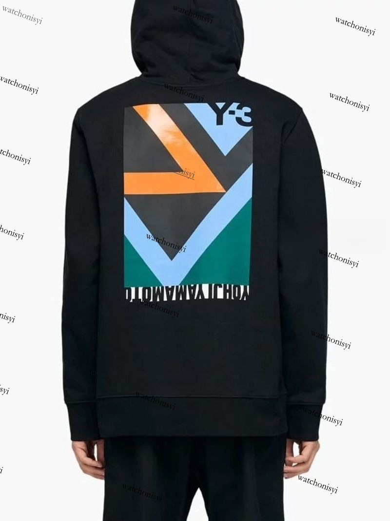 Mens Hoodies Winter y3 Sportswear Casual Jacket Hooded Sweater Y1289