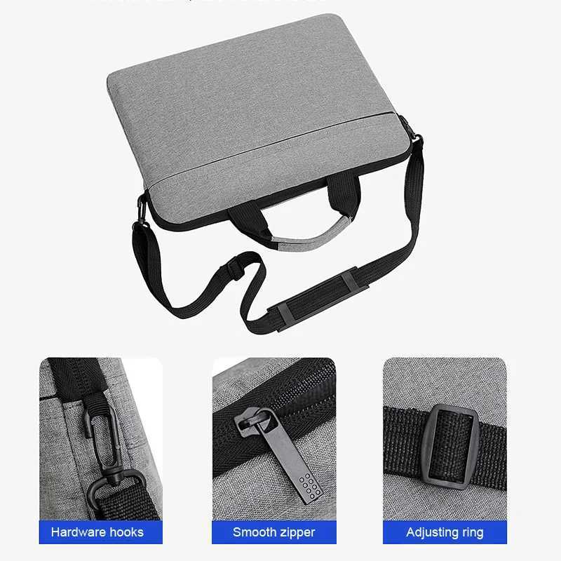 14 15 Inch Laptop Bag Business Handbags Notebook Case With Crossbody Strap For MacBook Air Pro 13 14 15 Xiaomi Hp DellT251212