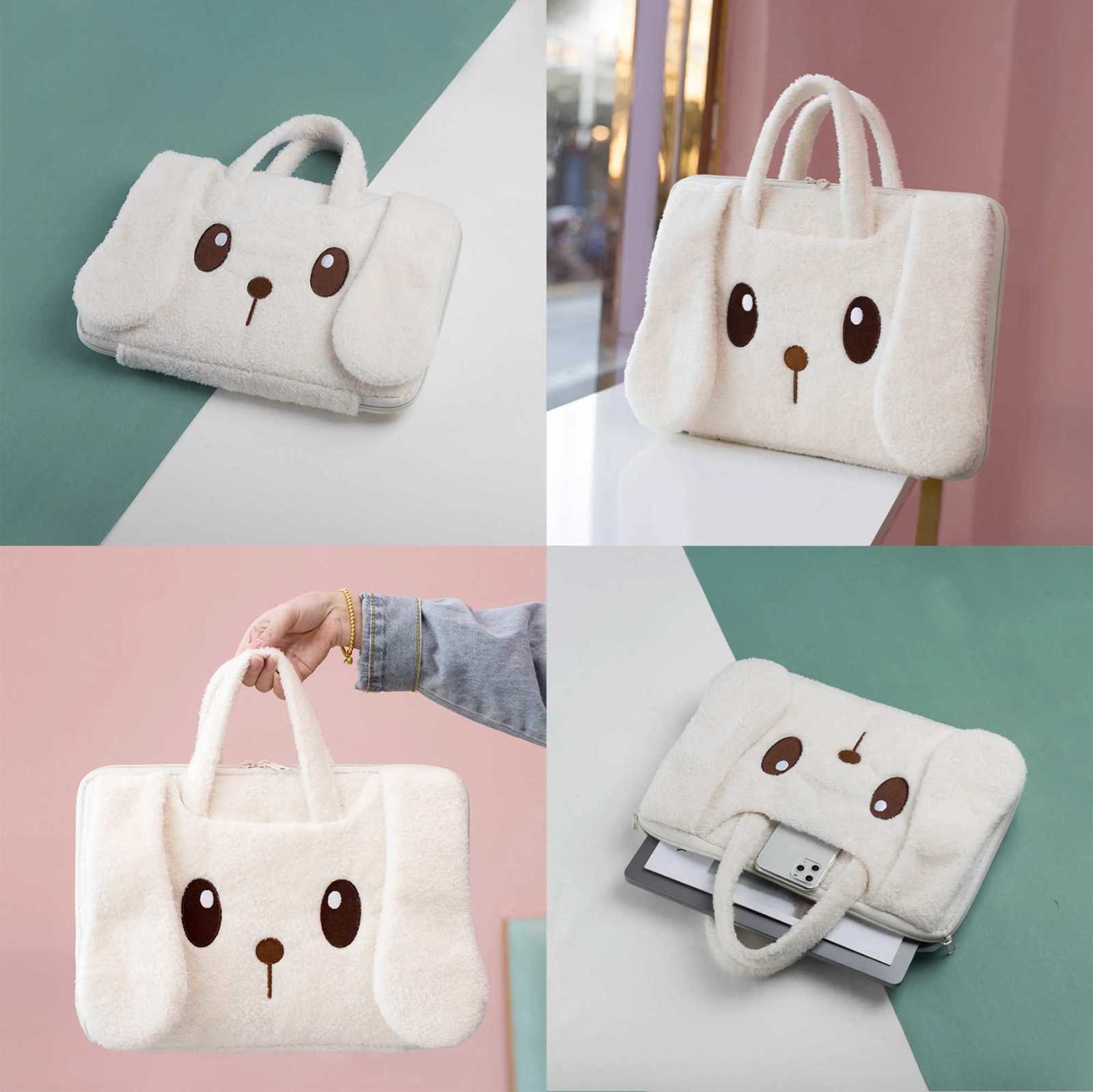 Cute Laptop Bag 13 133 154 156 Inch For Macbook Air m2 136 pro16 Huawei Matebook14 DellLenovo Xiaomi HandbagT251212
