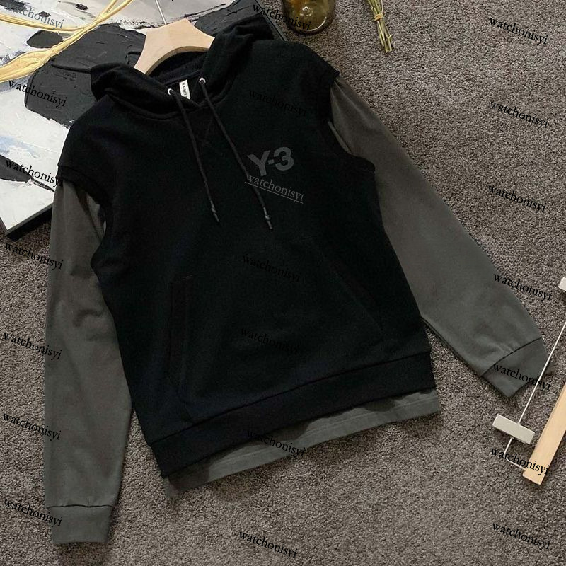 Luxury Designer Mens Hoodies Autumn and Winter y3 Loose Casual Coat Tops Black Green Y1289