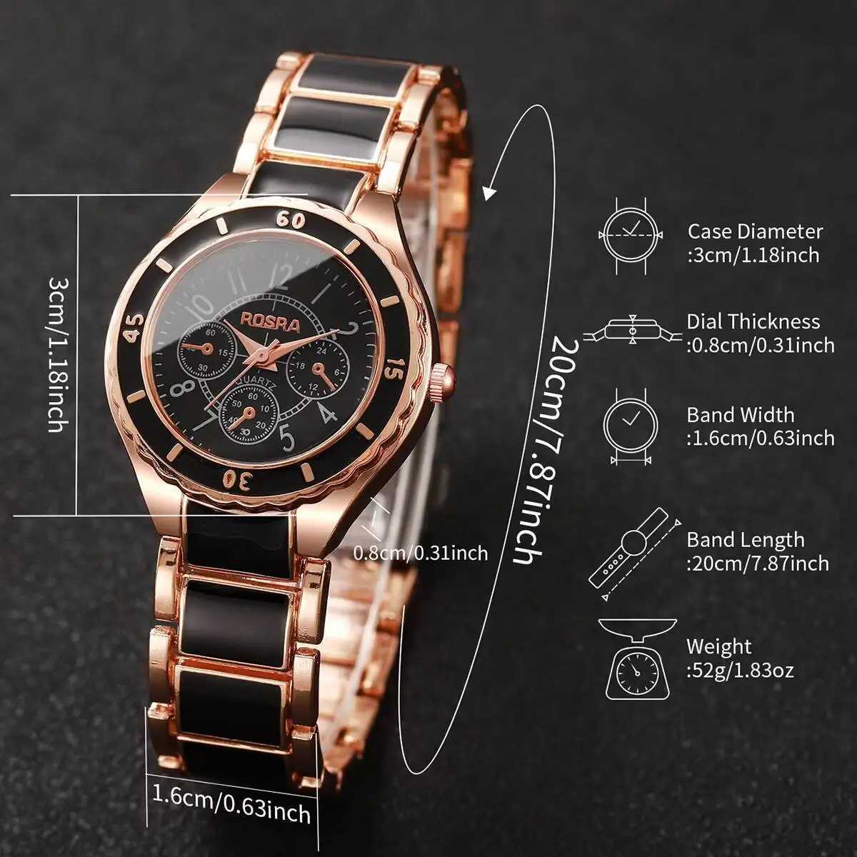 Luxury Women Watches Fashion Arabic Dial Quartz Wristwatches Ladies Watch Girls Clock Reloj MujerWithout Box Y251212