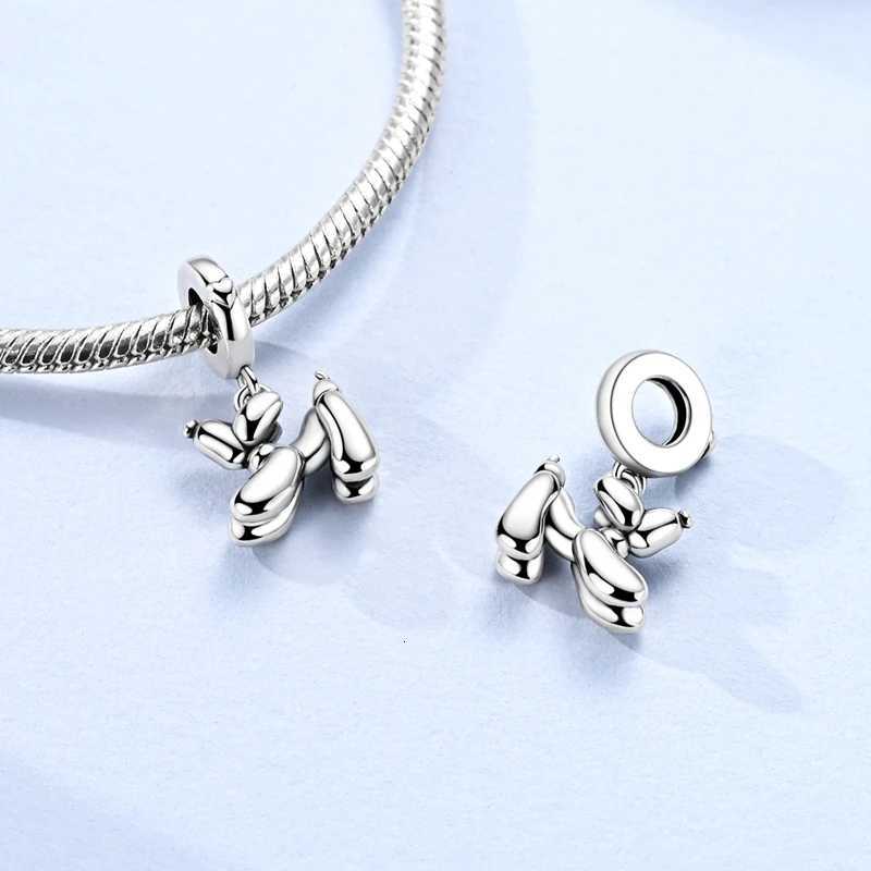 Charms Bead Pendant 925 Sterling Sie Angel Pony Bear Balloon Dog Cross Charm fit Bracelet Wan Jewelry Gift Y251212