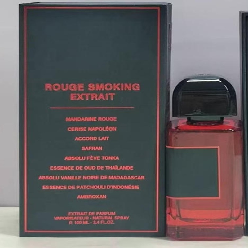 Perfume 100ml BDK Parfum Tabac Rose Rouge Smoking Tubereuse Imperial Velvet Tonka Perfume Fragrance Long Lasting Smell EDP Paris Man Women Cologne Spray Top Quality
