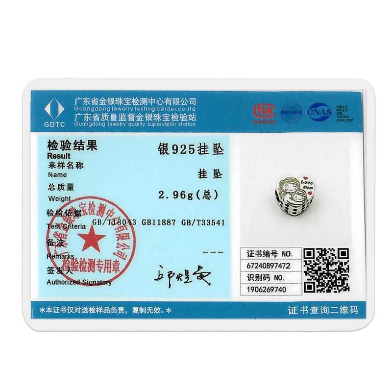 925 Sterling Sier Family House Forr Family Beads Pandent Charm Fit 4MM Hole Diameter Bracelet DIY Bead Ms Jewelry Gift Y251212
